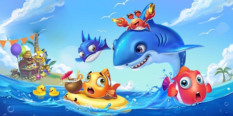 Sảnh bắn cá Hi88 với đồ họa sống động